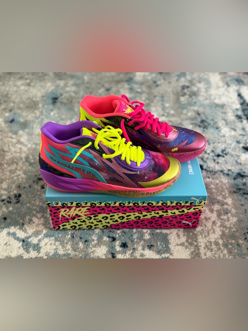 NEW Men’s Puma LaMelo Ball MB.02 “Be You” Size 10.5 Basketball Shoes w/Box